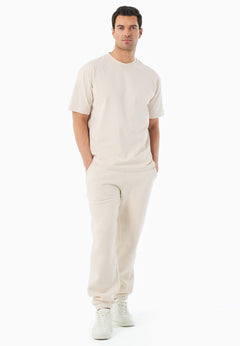 Tussem Unisex Basic Organic Cotton T-Shirt Off-White