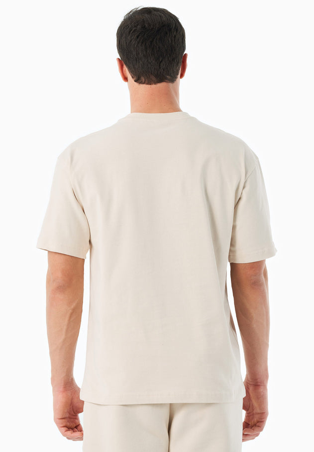 Tussem Unisex Basic Organic Cotton T-Shirt Off-White