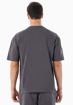 Tussem Unisex Basic Organic Cotton T-Shirt Grey