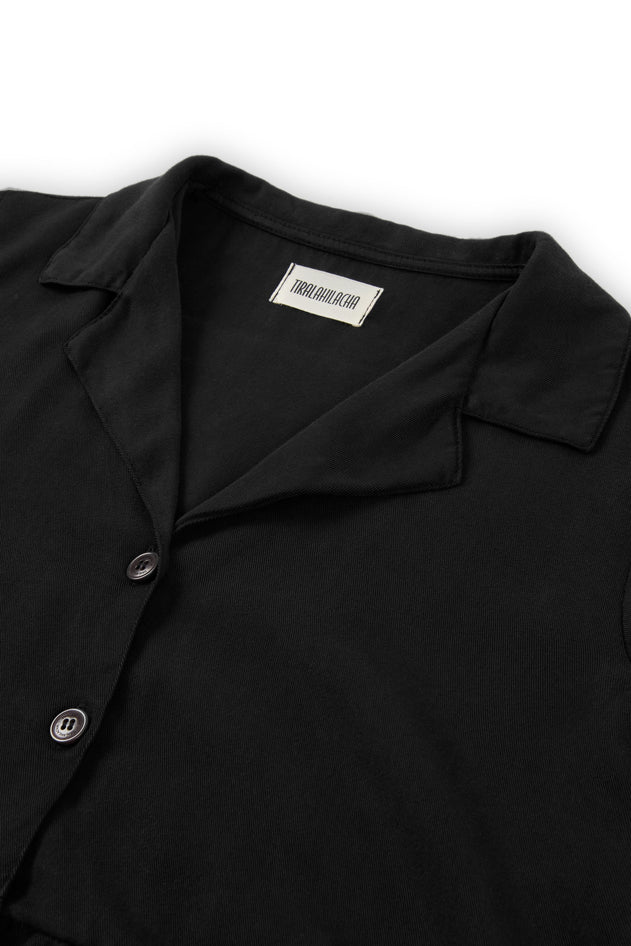 Tracy Tencel Shirt Dress Black