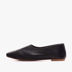 Ursula ballerina flats black