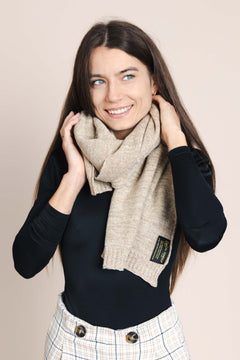 The Hemp & Wool Scarf  Beige