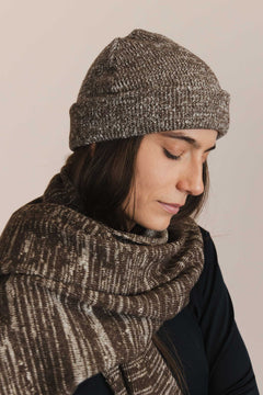 The Hemp & Wool Scarf  Brown