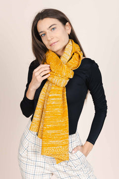 The Hemp & Wool Scarf  Mustard