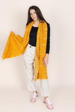 The Hemp & Wool Scarf  Mustard