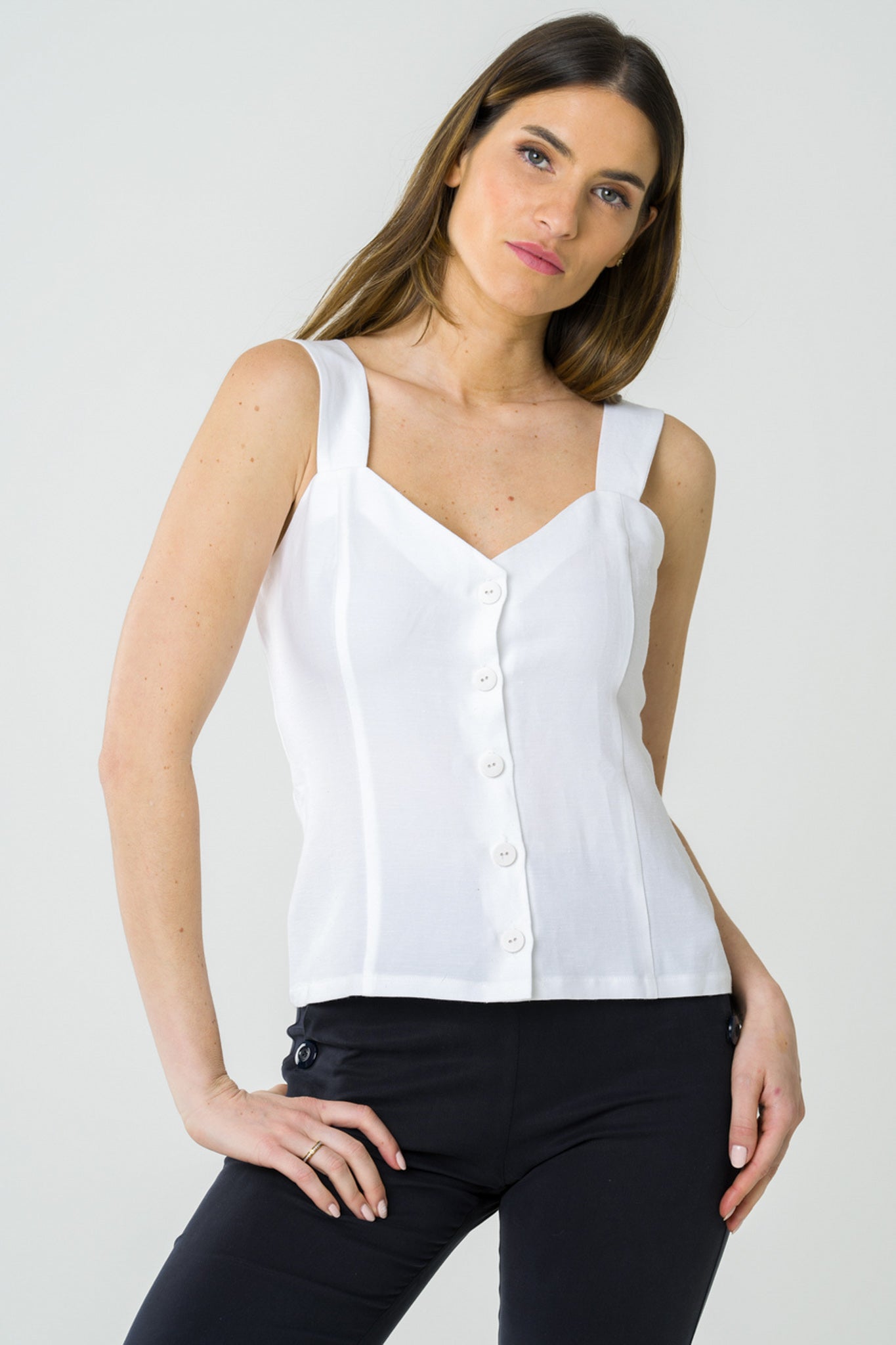 Anémone Top White