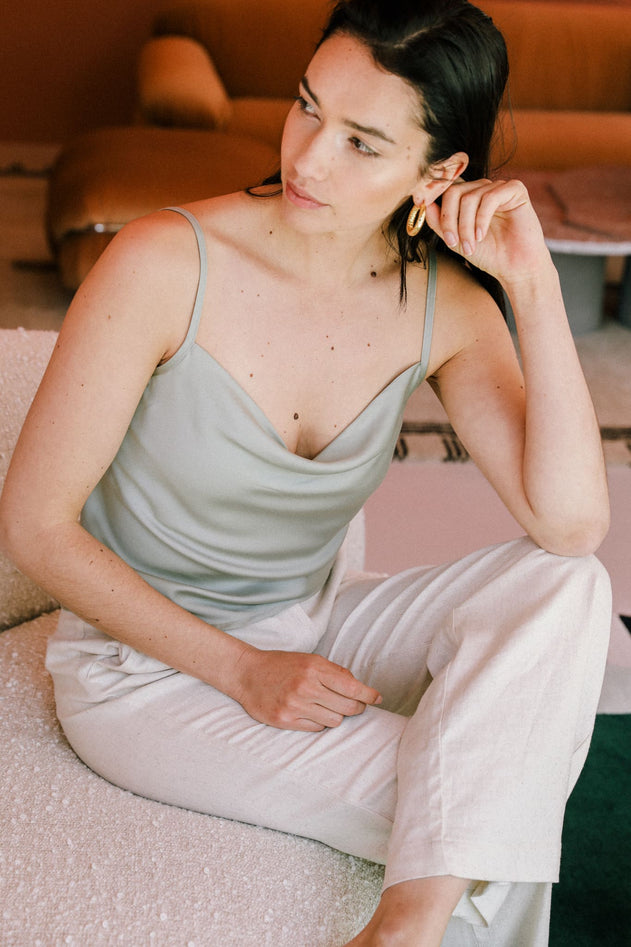 Narcisse Top Sage Green