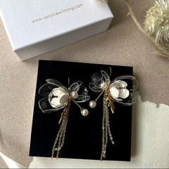 Triple Jasmine Drop Earrings