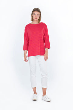 Ulpukka Shirt Striped Orange Pink