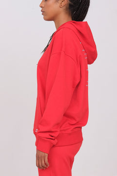 Unisex Oversize Hoodie Red