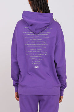 Unisex Oversize Hoodie Purple