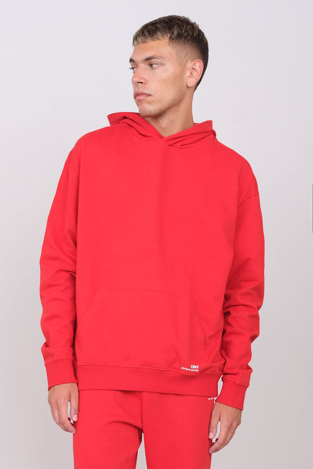 Unisex Oversize Hoodie Red