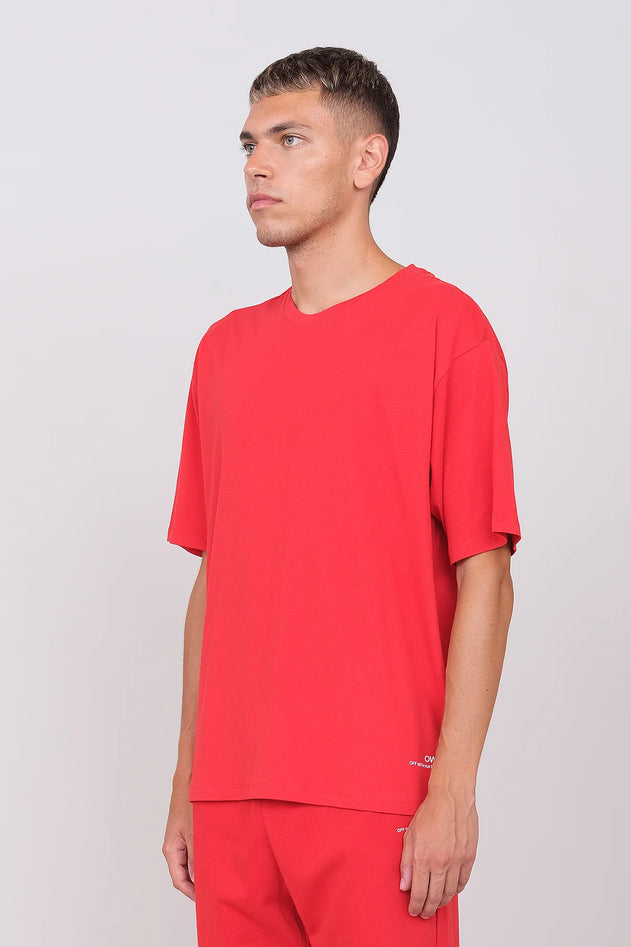 Unisex Oversize Crewneck T-Shirt Red