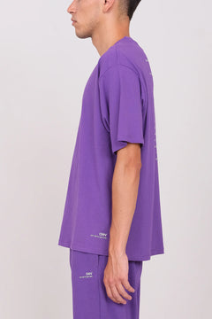 Unisex Oversize Crewneck T-Shirt Violet