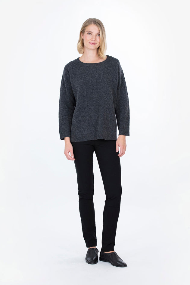 Vaara Knitted Sweater Dark Grey