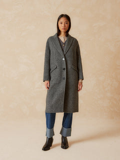 Oversized Coat Loden Grey