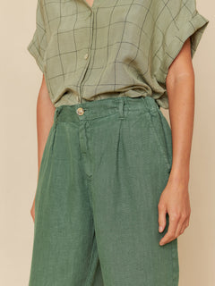 Jared Linen Pants Green