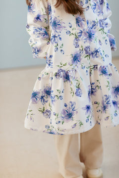 Kids' Floral Dream Raincoat White