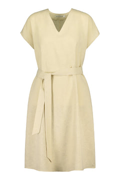 Väsby Linen Dress Straw