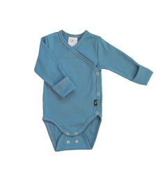 Baby's Melli EcoDesign Ribbed Wrap Body Blue