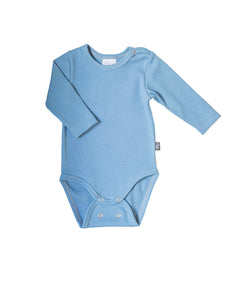 Baby's Ribbed Body Denim Blue