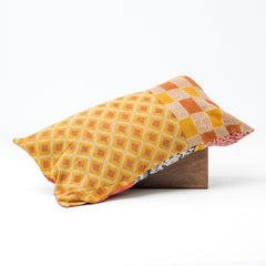 Vintage Kantha Lounge Pillowcase Mustard