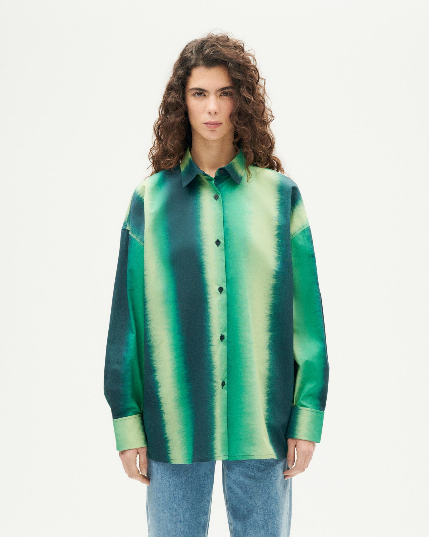 Green blouse water Juana