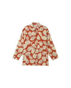 Ava Button-Up Shirt Multicolor Leaf