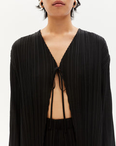 Marina Pleated Blouse Black