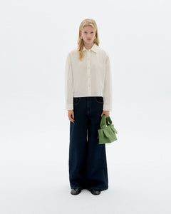 White Poplin Duna Blouse