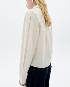 White Poplin Duna Blouse