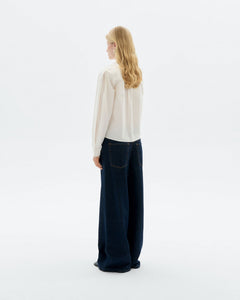 White Poplin Duna Blouse