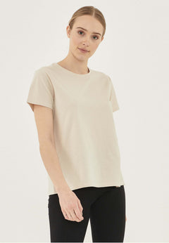 Dames Ronde hals T-shirt Stone