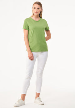 Dames Ronde hals T-shirt Grass Green