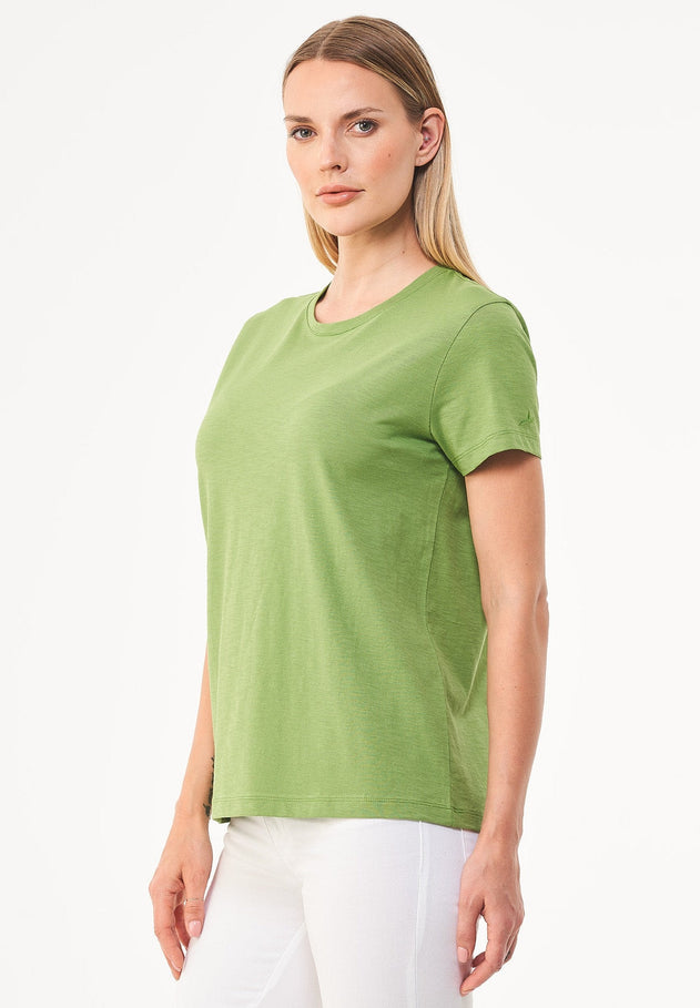 Dames Ronde hals T-shirt Grass Green