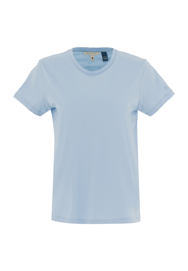 Dames Ronde hals T-shirt Ice Blue