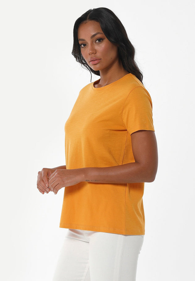 Women's Basic Round Neck T-Shirt Mango