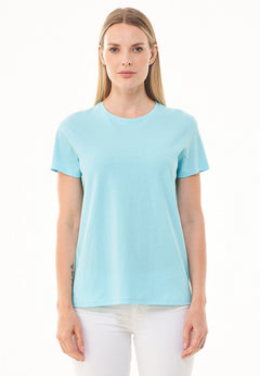 Dames Ronde hals T-shirt Mint