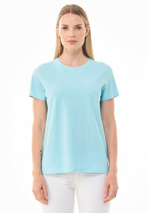 Dames Ronde hals T-shirt Mint