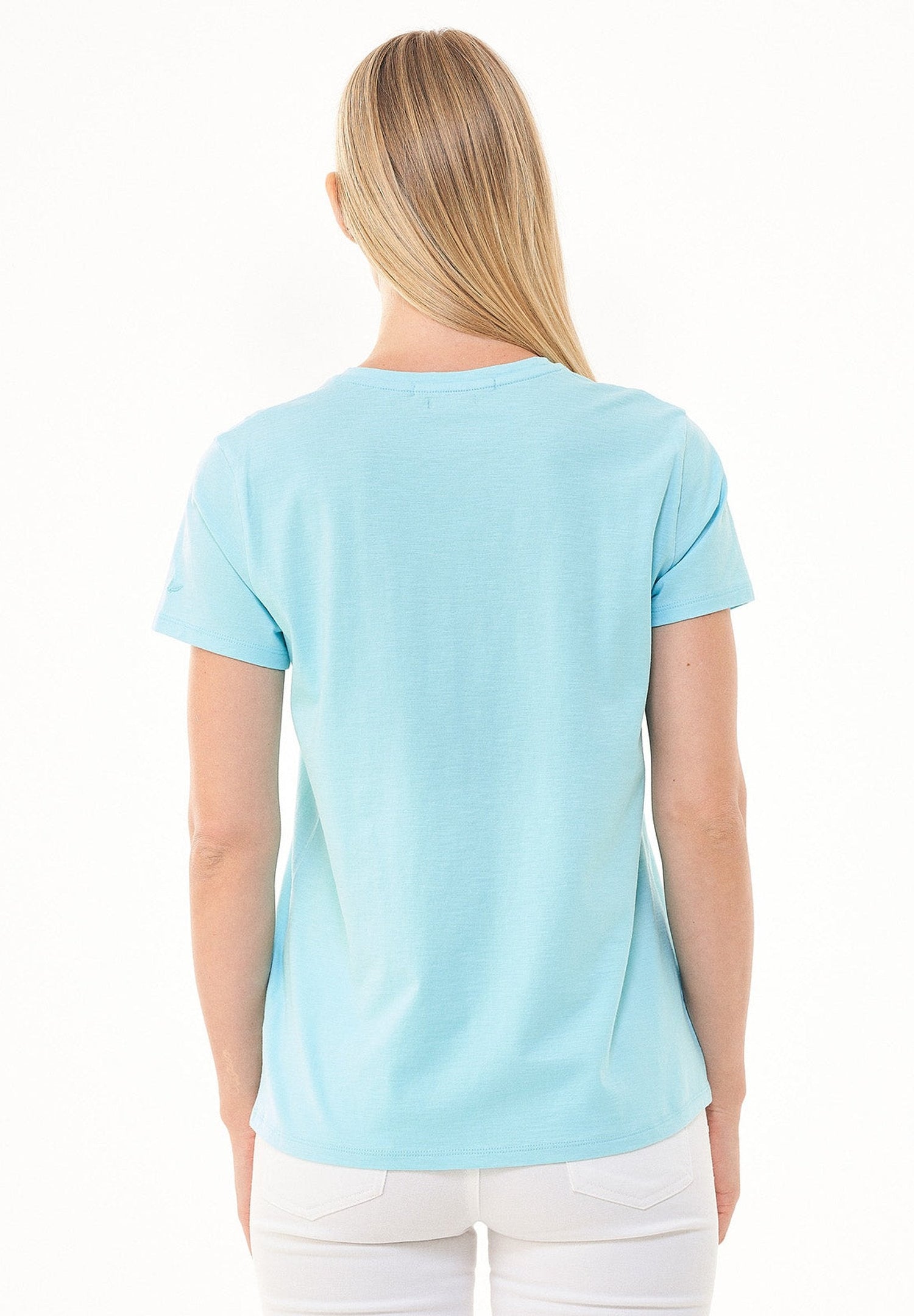 Dames Ronde hals T-shirt Mint