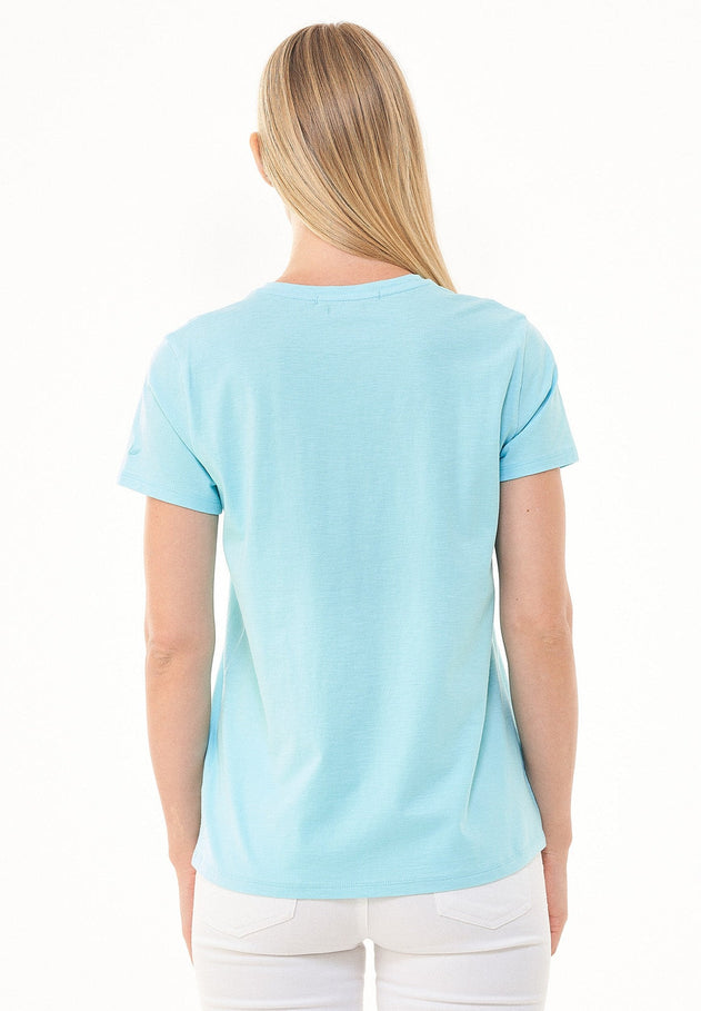 Dames Ronde hals T-shirt Mint