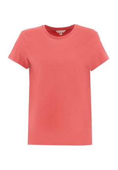 Dames Ronde hals T-shirt Radiant Red