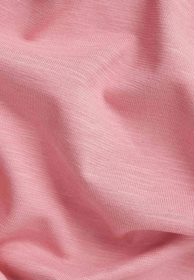 Dames V-hals T-shirt Flamingo Pink