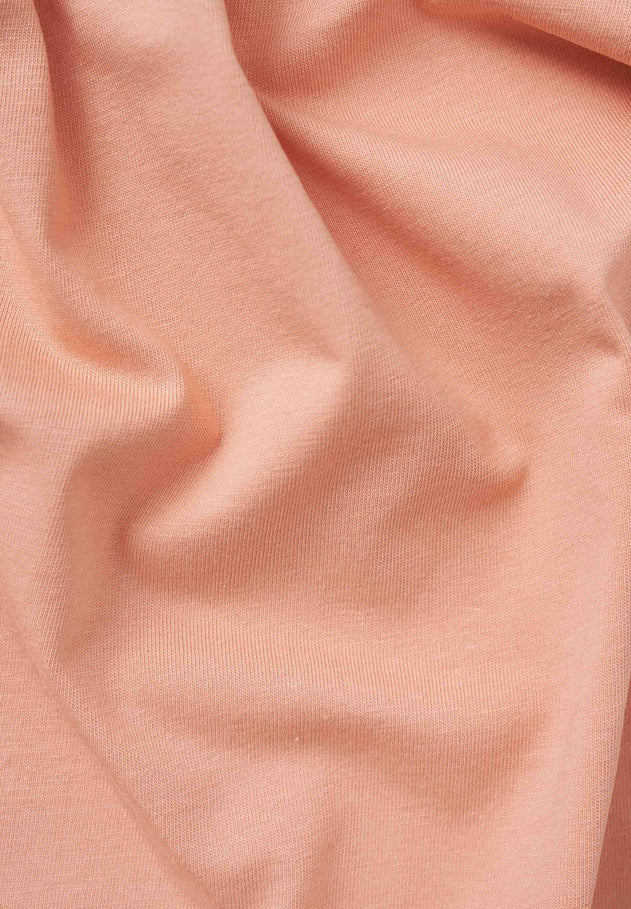Dames V-hals T-shirt Peach