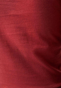 Longsleeve Jersey Jurk Merlot Red