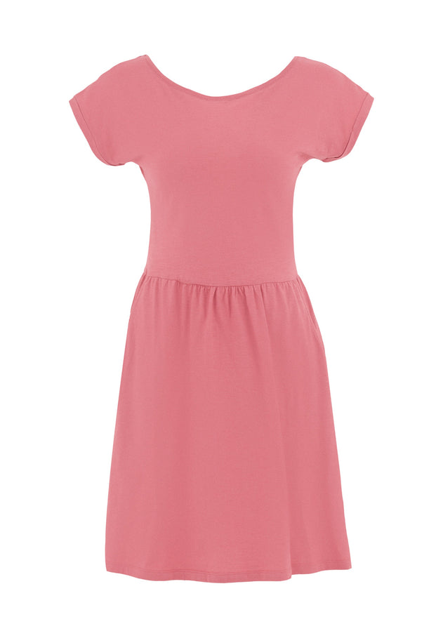 Slub jersey Jurk Desert Rose Pink