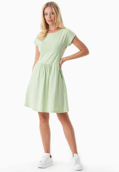 Slub jersey Jurk Foam Green