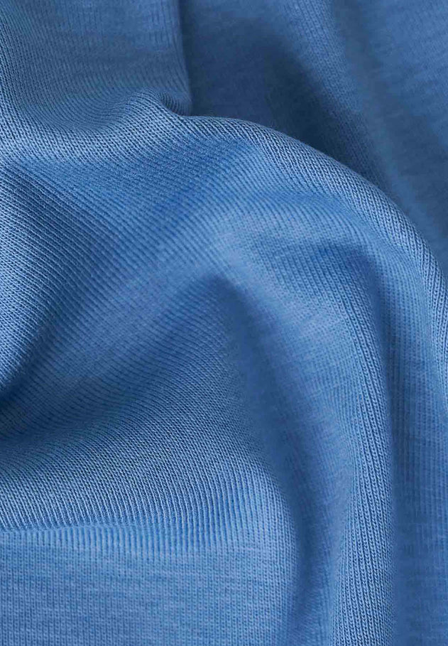 Dames Geribbeld Top Coronet Blue