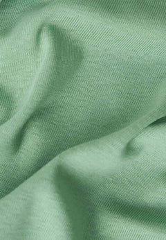 Women's High Neckline Ribbed Top Matcha Green