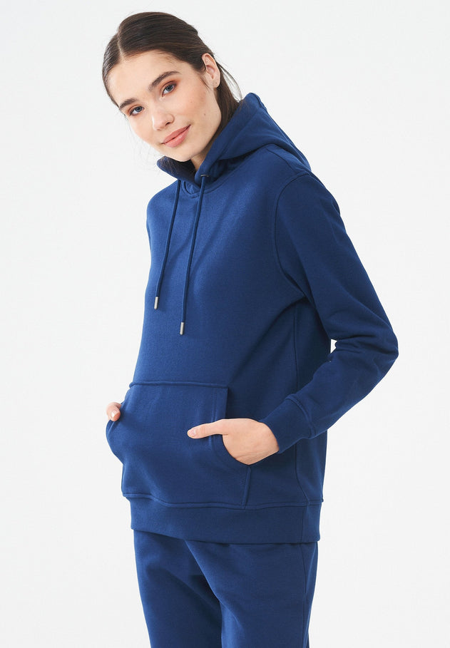 Dames Hoodie Marineblauw